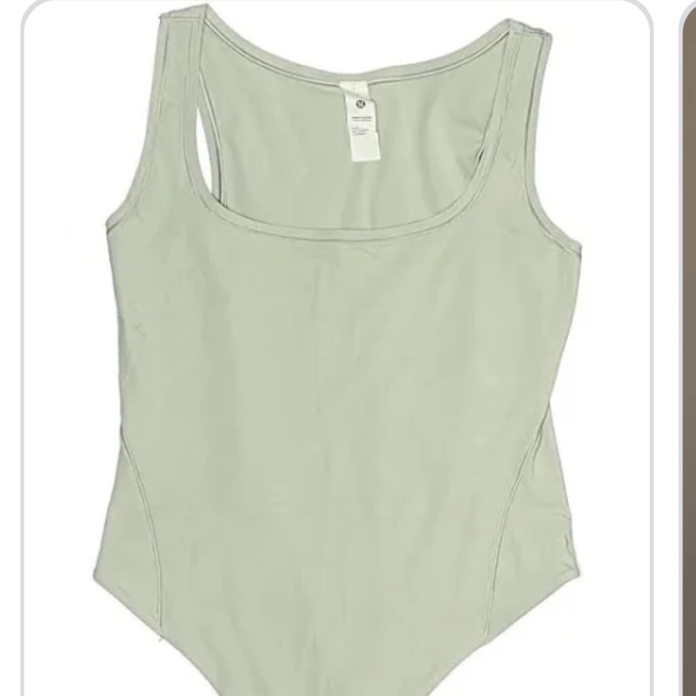 lululemon wondermost tank bodysuit size xs
